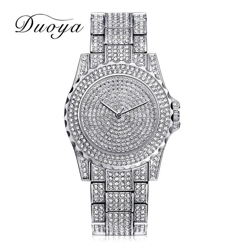 Horloge vrouwen, шикарные женские бриллиантовые часы, шикарные кварцевые наручные часы из нержавеющей стали, розовое золото, роскошное платье, женские часы