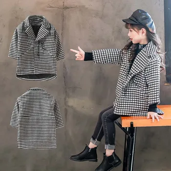 

Autumn Winter Little Girls Coat Windbreaker Kids Clothes Toddler Wool Boys Coats Baby Outerwear Girls Jackets Children Clothing