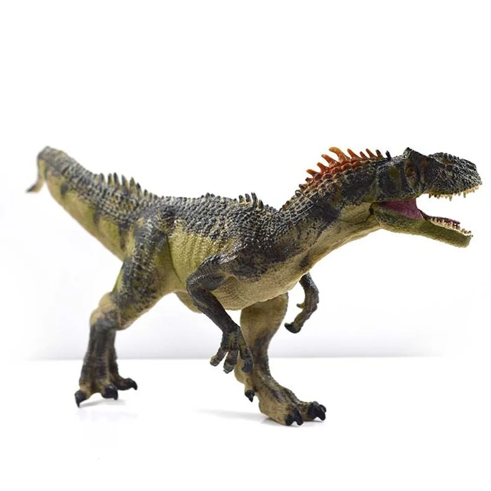 Динозавры Allosaurus фигурка достаринная модель игрушки коллекционный Декор Желтый