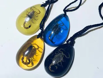 

FREE SHIPPING yqtdmy 12 pcs personality rock punk Scorpion Pendant choker Jewelry Accessory