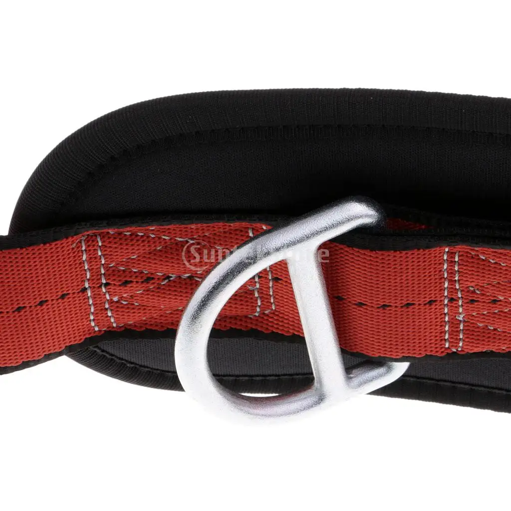 MagiDeal Climbing Body Waist Harness Belt Clip Fall Protective Kit for Rappelling Roofing Fire Secure