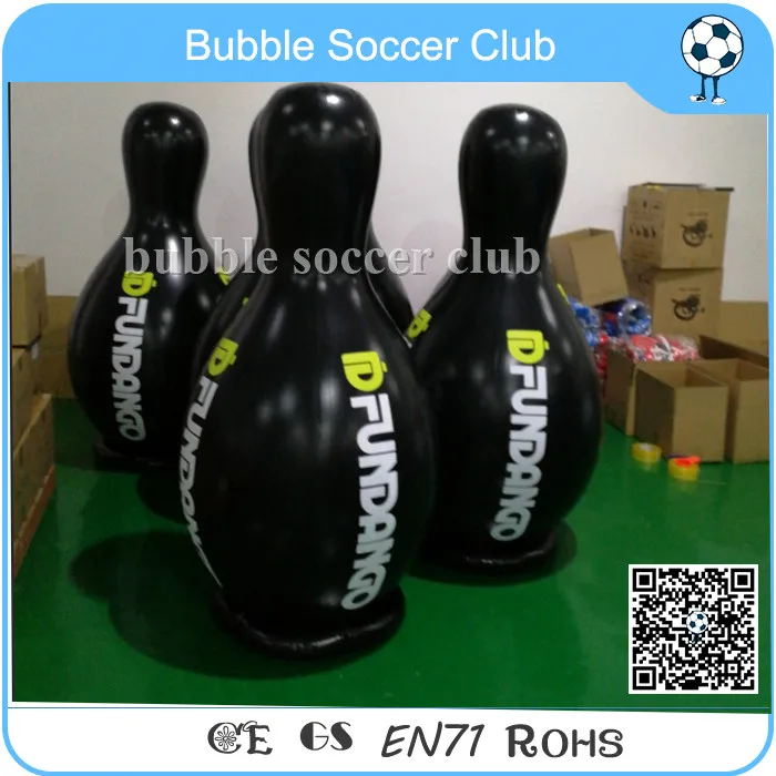 Забавные игры Jumbo 6 штук надувной боулинг набор надувной человеческий Боулинг с 1 шт. 3 м диа Зорб мяч
