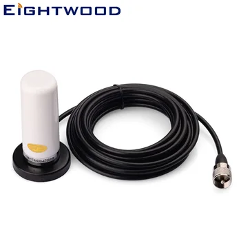 

Eightwood Dual Band VHF UHF Ham Mobile Radio Antenna PL259 Magnetic Base 5M Cable for Ham Radio Amateur Radio Mobile Transceiver