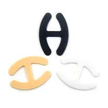 15-20 шт. Свадебный бюстгальтер ремни бюстгальтер зажим пряжки тени-образная Пряжка скрывает прозрачное декольте держатели лямок бюстгальтера аксессуары S390