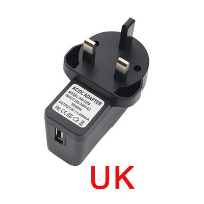 Dc 5v2. 5a 5 v 2.5a блок питания Ac Eu Us зарядное устройство адаптер питания Micro Usb зарядный кабель с переключателем для Raspberry Pi 3 2 - Цвет: UK Plug