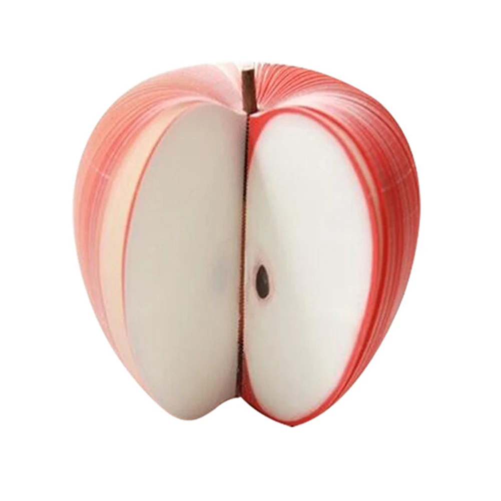 

New Cute Fruit Shape Apple Pear Not Sticky Memo Pad Paper Note Office School Stationery