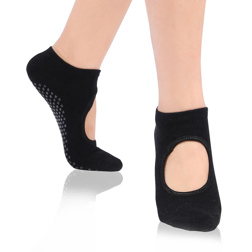 2 Pairs Set New Yoga Socks Women Fitness Non slip Gym Running Sport