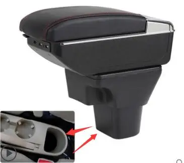 

Car Armrest For Hyundai Accent RB Centre Console Storage Box Arm Rest Rotatable