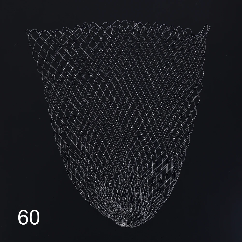 Нейлоновая рыболовная сеть, ромбовидная сеть, складная рыболовная сеть, 3 размера - Цвет: 60