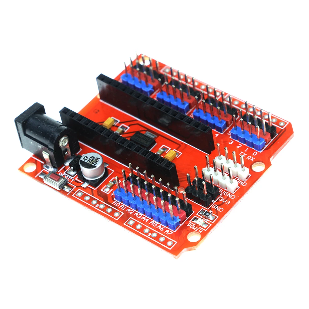 Плата вывода. Arduino nano shield v3.0. шилд расширения для arduino nano. arduino nano shield v3. плата расширения arduino nano v3.0.