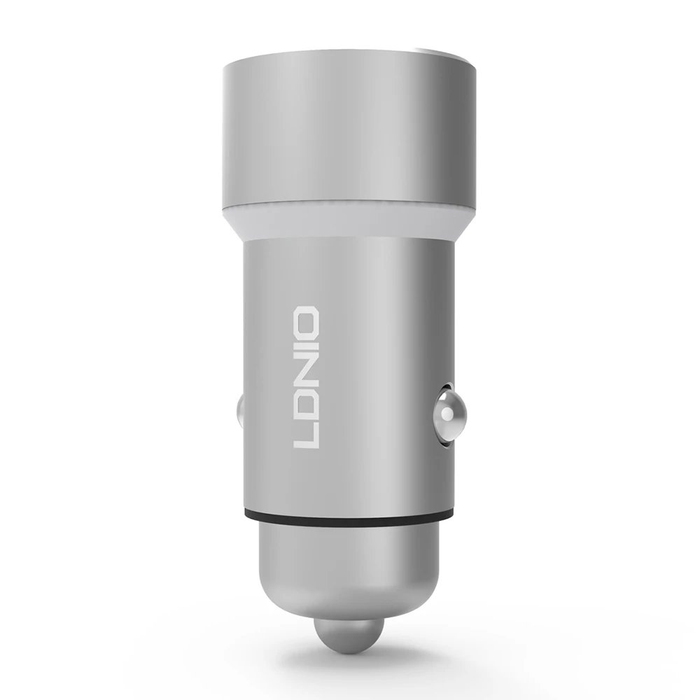 Автомобильное зарядное устройство LDNIO с двумя usb портами для мобильного телефона