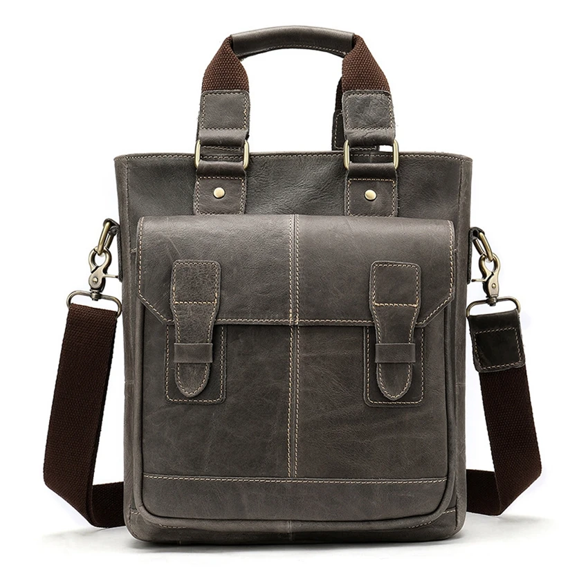 Fashion Messenger bags men Handbags Genuine Leather Small Crossbody