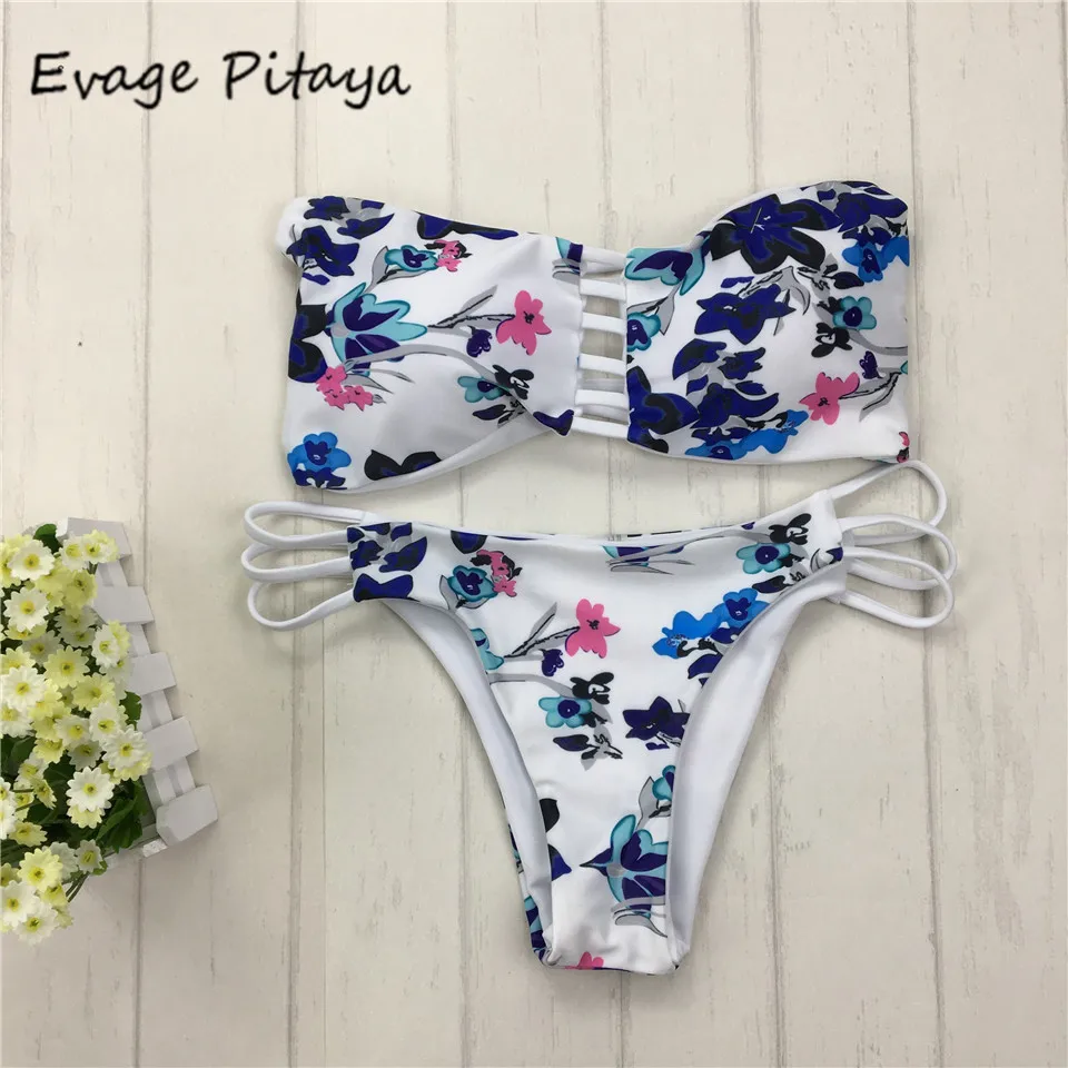 bandeau brasiliano bikini donne 2017 bikini donne costume da bagno perizoma plavky fasciatura economici costumi da