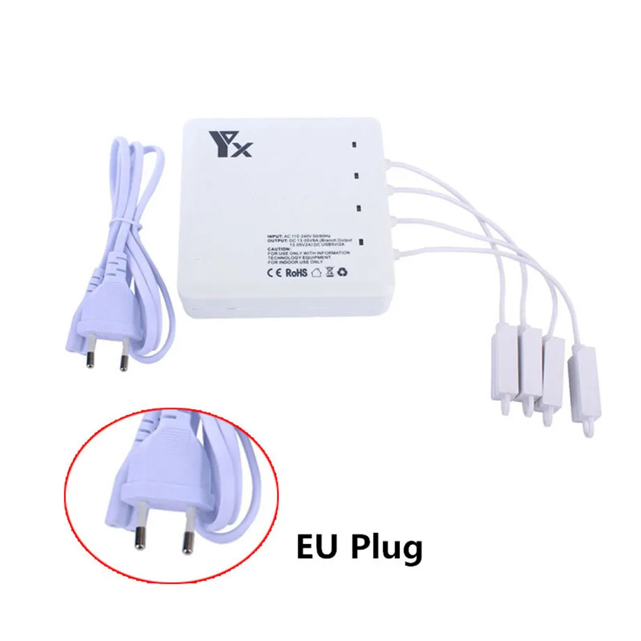 6 in 1 Multi Charger for DJI Mavic Air Drone Battery Charging Hub Intelligent Smart Battery Charger with USB Port for Controller-3