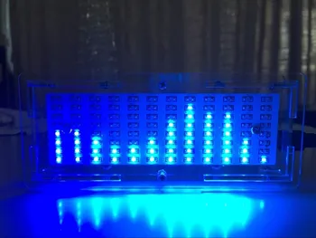 

DIY KITS LED Music Audio Spectrum indicator Amplifier Board Blue Color