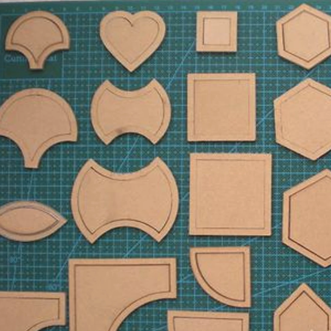 

Cut knife tools MIXED QUILT TEMPLATES ACRYLIC DIY TOOLS FOR PATCHWORK QUILTER 1 SET 54PCS
