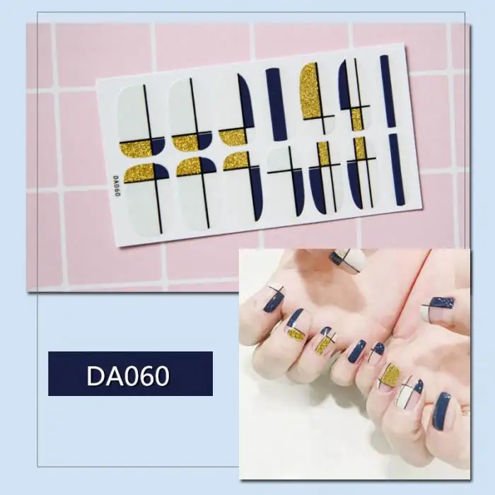 1 лист клейкая наклейка для ногтей водонепроницаемые наклейки для ногтей декор для ногтей DIY модный дизайн ногтей Наклейка s