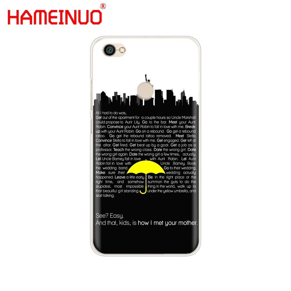 HAMEINUO how i met your mother himym quotes Cover phone Case for Xiaomi redmi 5 4 1 1s 2 3 3s pro PLUS redmi note 4 4X 4A 5A