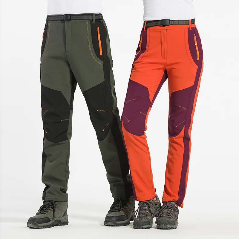 Grizzilla 2018 primavera invierno senderismo pantalones para mujer para hombre Soft Shell impermeable Trekking polar Camping pantalones más tamaño