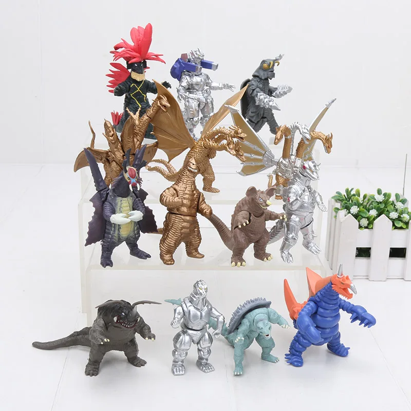 

14Pcs/Set Costa PULL Ultraman Kaiju Arena Combat War Version Dinosaur Action Figure Model Toy Doll gift