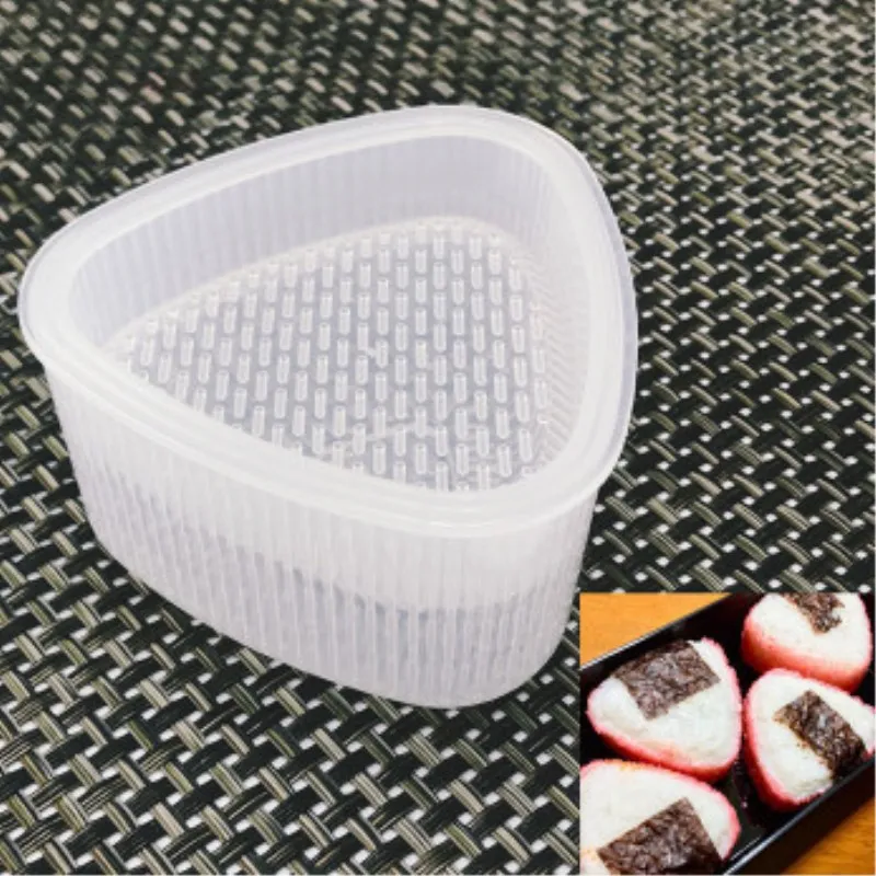 

eTya 4pc/set big and small trilateral Japan Nigiri Sushi Mold Rice BallMaker Non Stick Onigiri Press Bento Tool Kitchen Tools