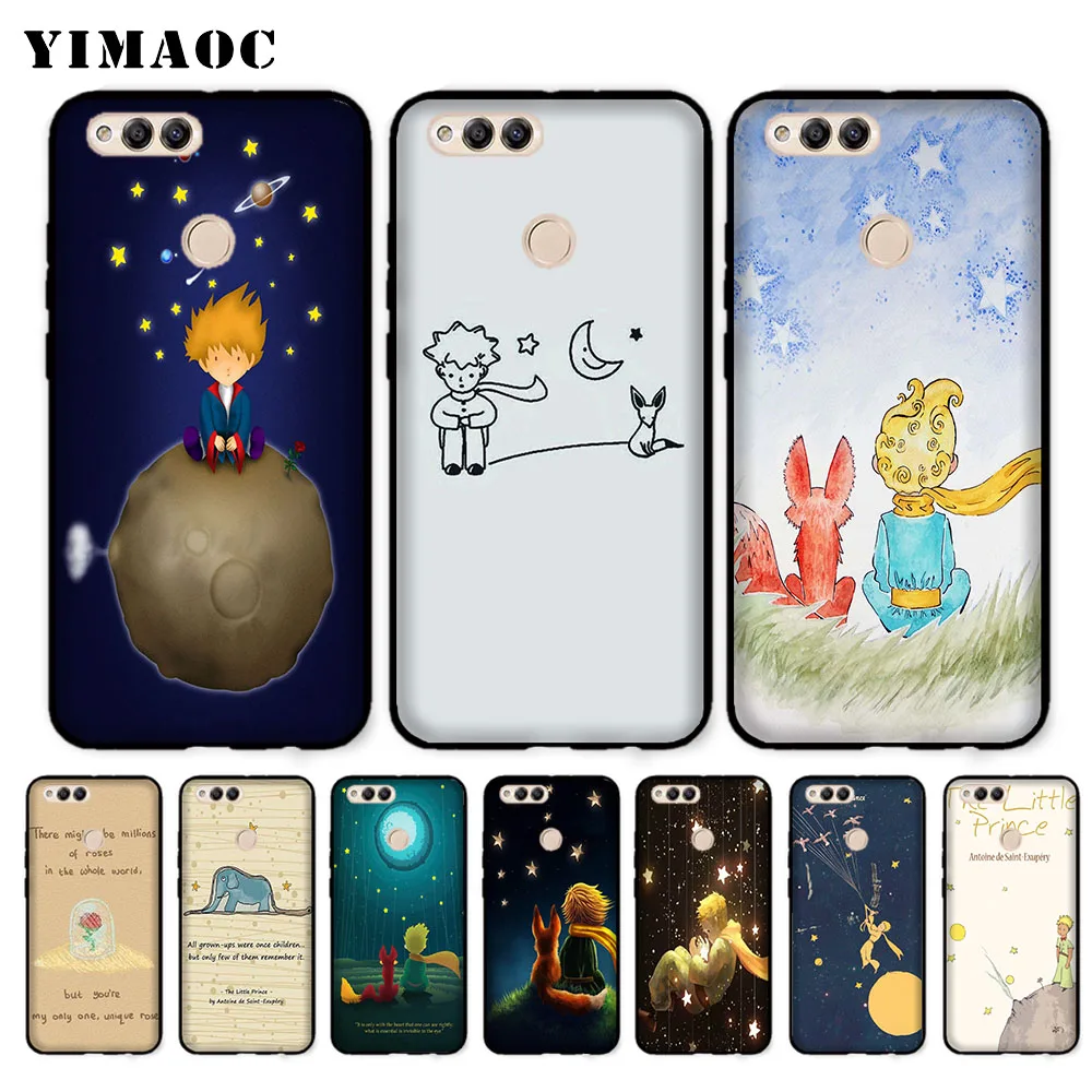 

YIMAOC little prince fox Soft Case for Huawei Honor Note 10 9 Lite 8C 8X 8 Lite 7X 7A 3GB Pro 7C 6A