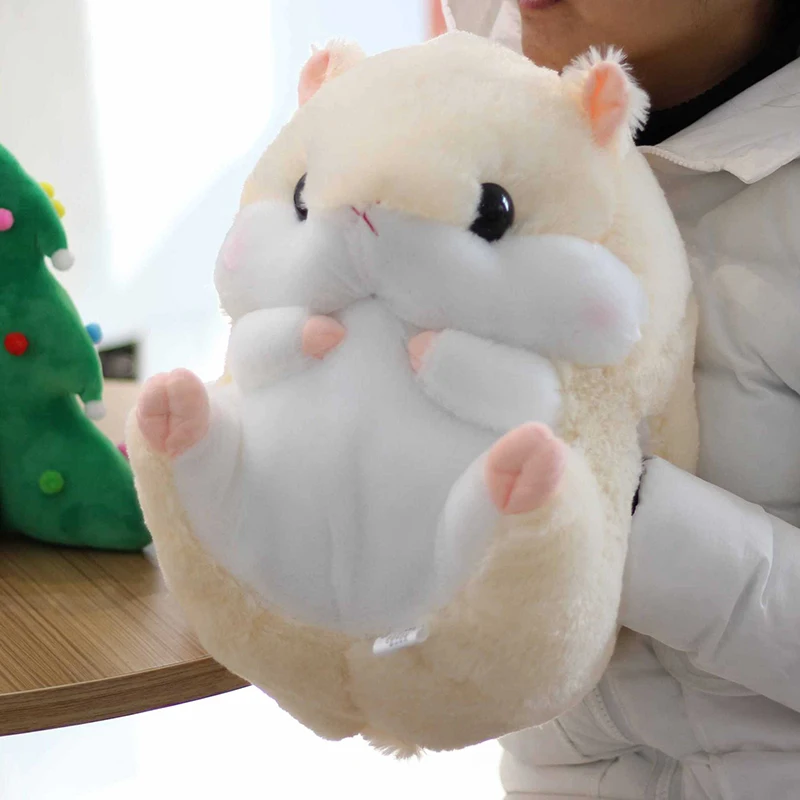 OnnPnnQ Cartoon Hamster Decorative Cushion Warm Hand Pillow With Soft Blanket Cute Throw Pillow Cushion Washable Waist Cushions