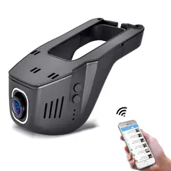1080 P мини скрытый wifi Автомобильный dvr две камеры Dash Cam видео рекордер автомобильные камеры Dvr приложение управление