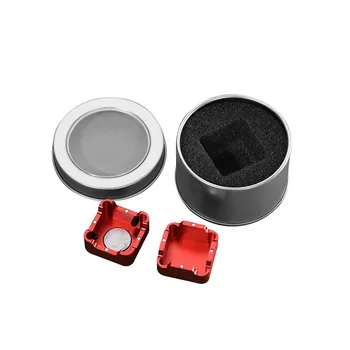 

Cuppa Red Pocket Pool Chalk Holder, Aluminum Billiard Snooker Cue Chalk Holder, Magnetic Closure, 1.1" x 1.1" x 1.1" Cube