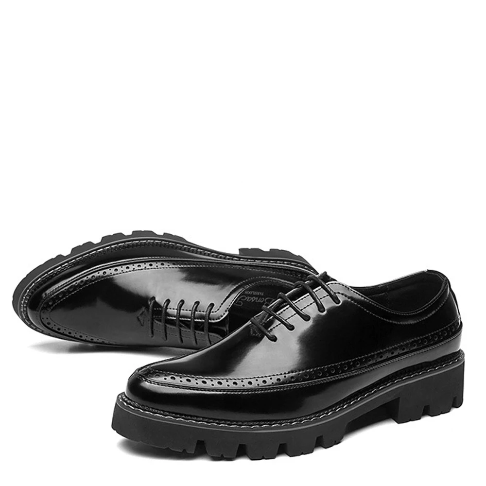 Qffaz Chaussures Hommes Appartements Up Verni On En Mode Oxford Pour Mocassins Cuir 2018 Black Black De Slip slip Silver Conduite lace Nouvelle Black Silver Mariage lace Casual UGqMVzSp