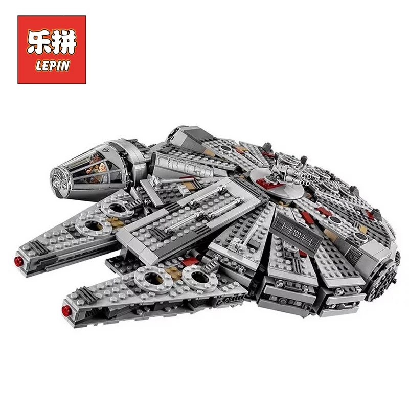 

Lepin 05007 Star Series Wars Force Awakens Millennium Falcon Toys Building Bricks Blocks Compatible L 75105 Birthday Gifts