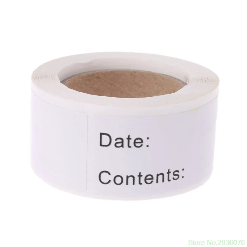 

2019 New 125pcs/roll Home kitchen Food Storage Labels Refrigerator Freezer Adhesive Sticker DIY
