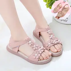 Sandalet Melissa Sapatos Menina Girls'sandals весной и Carters Новые детские мягкие подошве девушка принцесса с открытым носком пляжная обувь