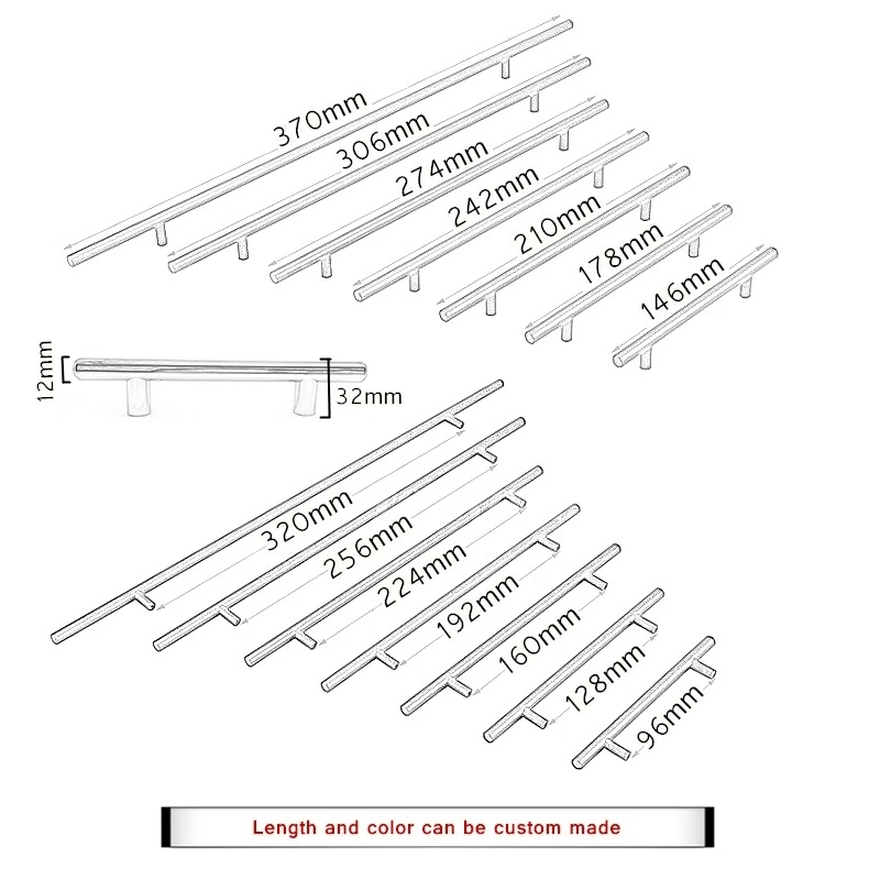 Бесплатная доставка никогда не ржавеет 96 мм Т-образный матовый латунный ручка ящика ручки для кухонного шкафа двери Потяните ручку дома