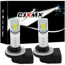 CJXMX 2 шт. H27 880 881 светодиодный лампы 1600LM 6500 к CSP 3570 высокой мощности чип очень яркие противотуманные фары автомобиля 12V 24V авто светодиодный Противотуманные огни