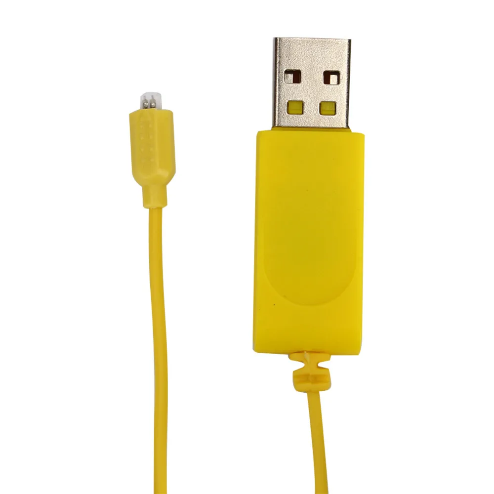 

Yellow Charge Wire For Airplane Spare Parts USB RC Helicopter Charger Cable For Syma S107G Accessories Device