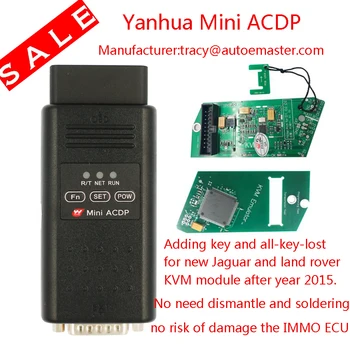

Landrover jaguar programmer!Yanhua Mini ACDP key programmer for new Jaguar land rover KVM module after 2015 add key all-key-lost