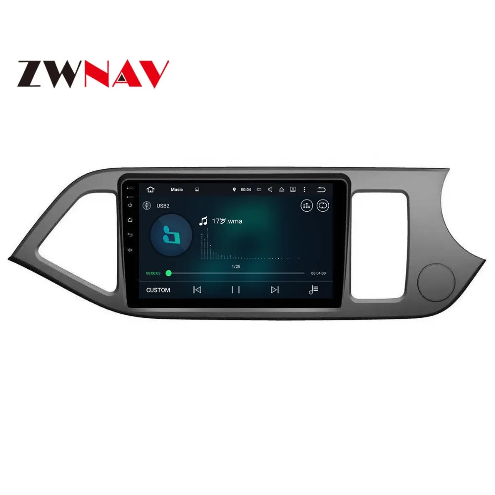 Excellent Android 8.1 Car No DVD Player GPS Navigation Stereo Radio For KIA PICANTO MORNING 2011 2012 2013 2014 2015 2016 Right Driving 4