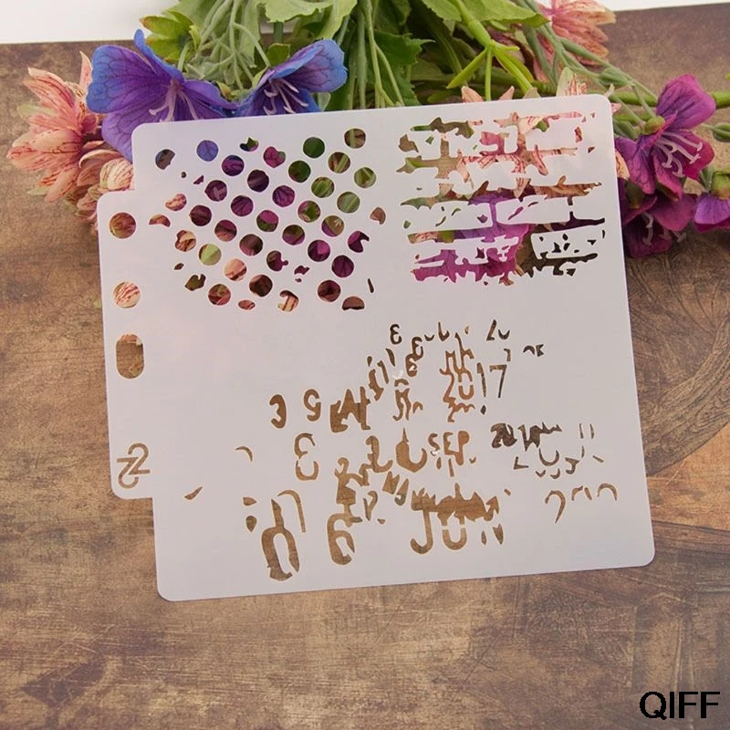 

Wholesale Stencils Template Painting Scrapbooking Embossing Stamping Album Card Craft DIY May06
