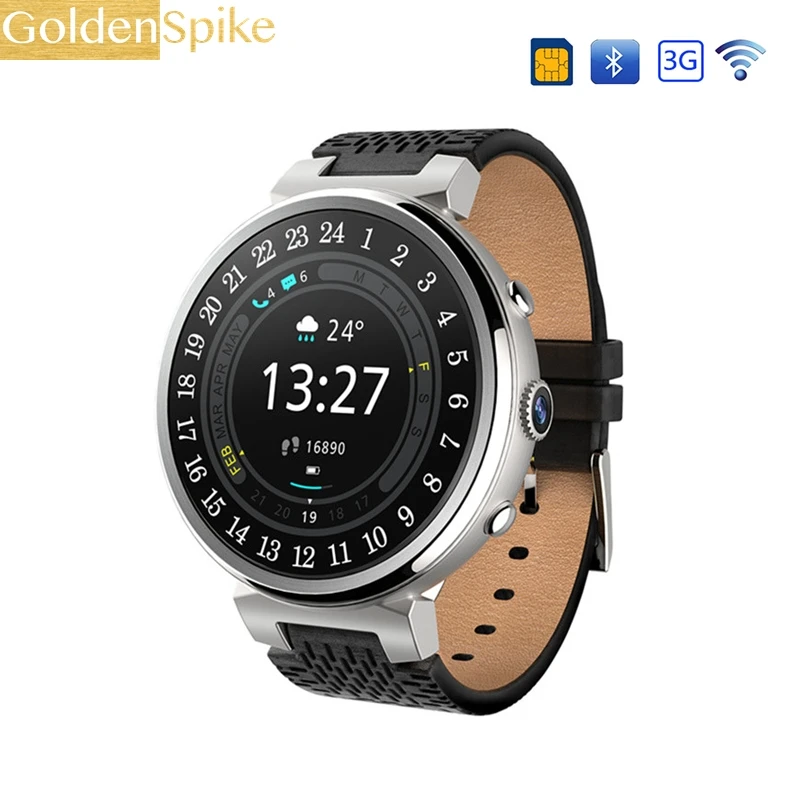 

Original IQI I6 PK kw88 Smart Watch Android 5.1 MTK6580 Quad Core 1.3GHz RAM 2GB ROM 16GB Smartwatch phone Support 3G GPS WIFI