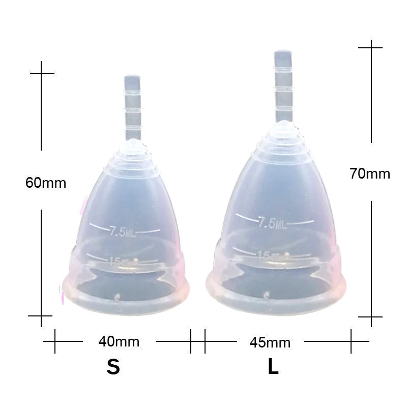 Darwzero копа менструальная de Silicona медицинская Красота и здоровье менструальная чашка для женщин менструальная чашка, чем менструальные подушечки забота о здоровье