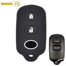 Силиконовый чехол для ключей чехол для Toyota FJ Cruiser Highlander 4 Runner Celica Camry Corolla Echo Keyless Fob Shell Holder протектор