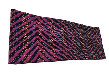 

P171110 2017 Newest fashion two color stripe&dot printed plain headbands cotton good stretch girls thickness headband for women