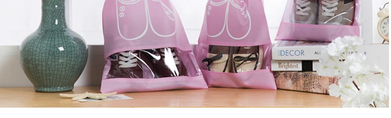 Luluhut 1 шт. дорожная обувь сумка для хранения 2 размера дорожная сумка для хранения Портативная сумка на шнурке кофр для одежды органайзер Пылезащитная сумка