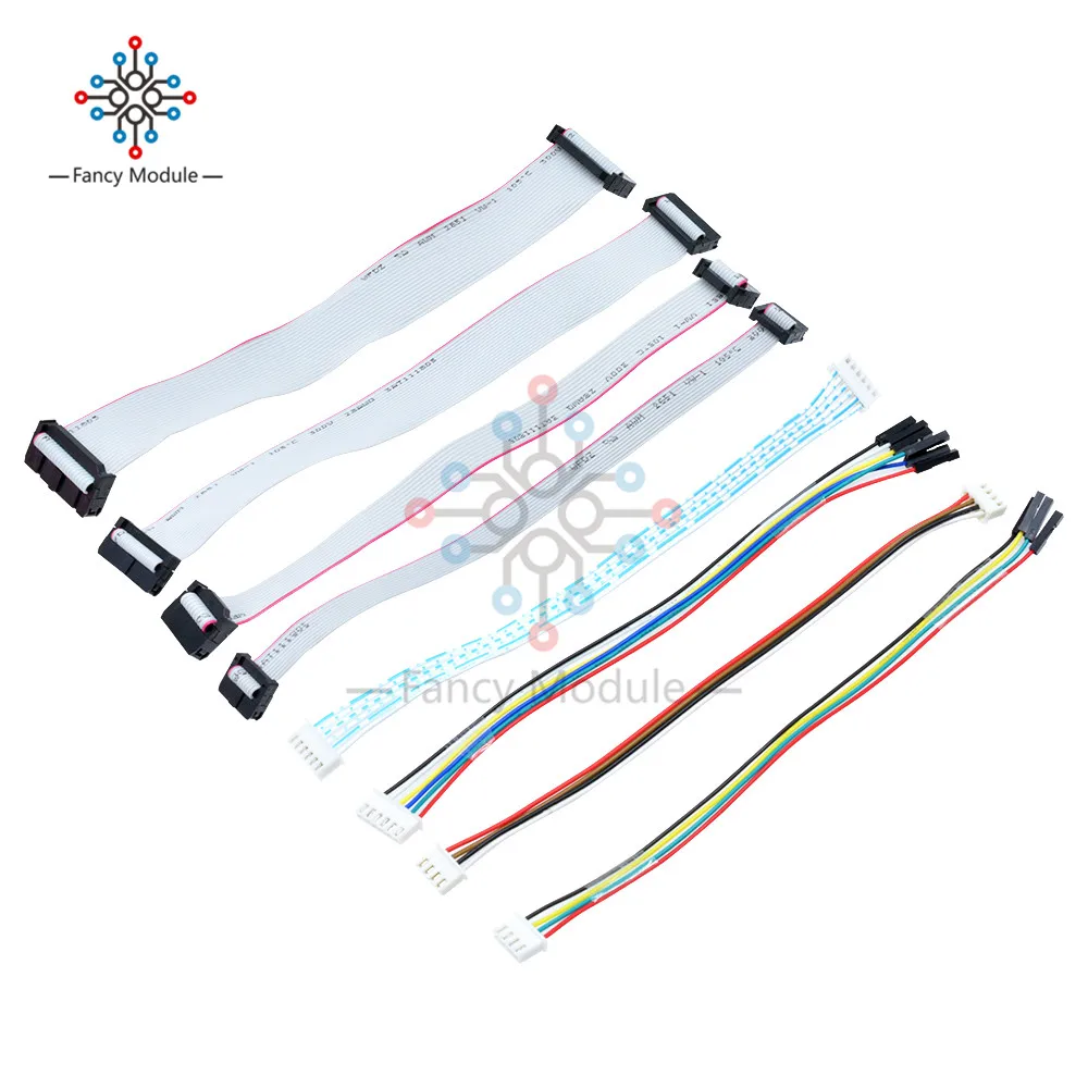 8 шт. 4 P 6 P 10 P 20 P Серый плоский кабель для передачи данных 2,54 мм 2,00 мм длина 20 см XH2.54 до 20 см DuPont линия для J-соединитель Адаптер доска