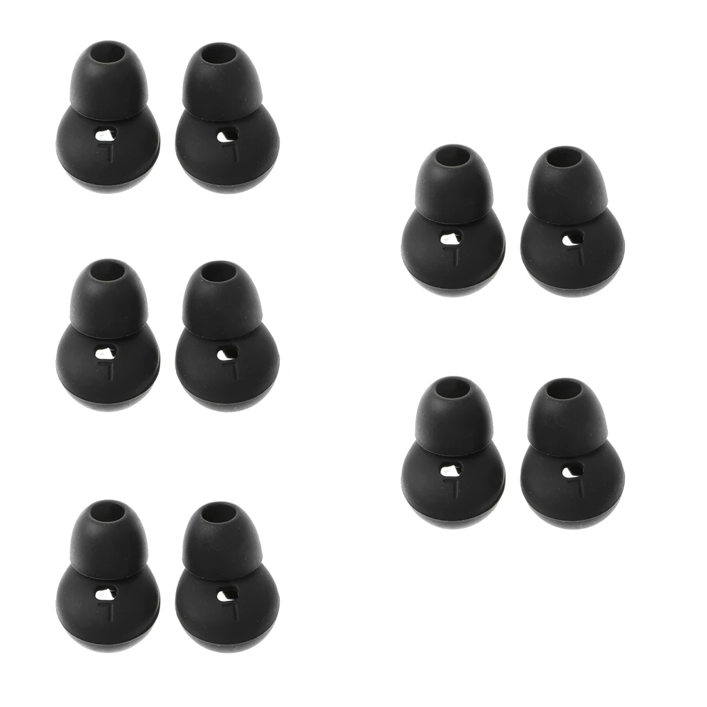 Earphone Ear Tip , 5 Pairs Anti-Slip Silicone Replacement Ear Tip Eargels Fit for Samsung Gear Circle Bluetooth Earphone SM-R130