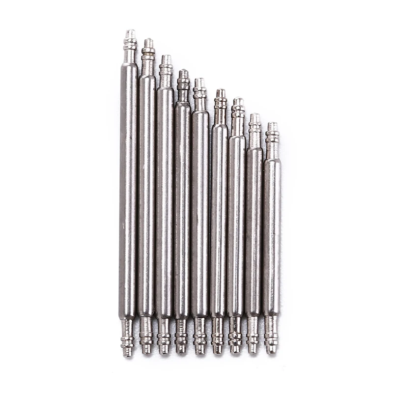 20 PCS Stainless Steel Watch Band Spring Bars Strap Link Pins Watchmaker Watch Repair Set 16-24MM