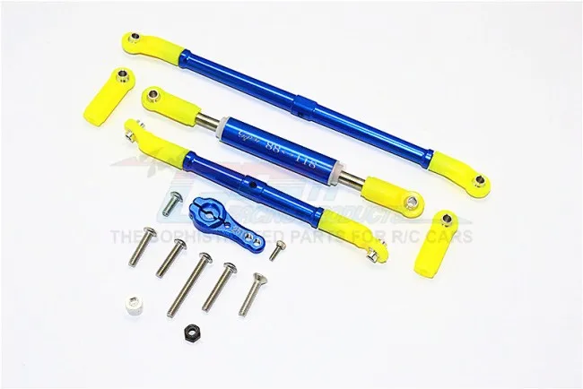 

1/10 AXIAL SCX10 II 90046 ALLOY ADJUSTABLE STEERING LINKS WITH 25T SERVO HORN - 4PCS SET