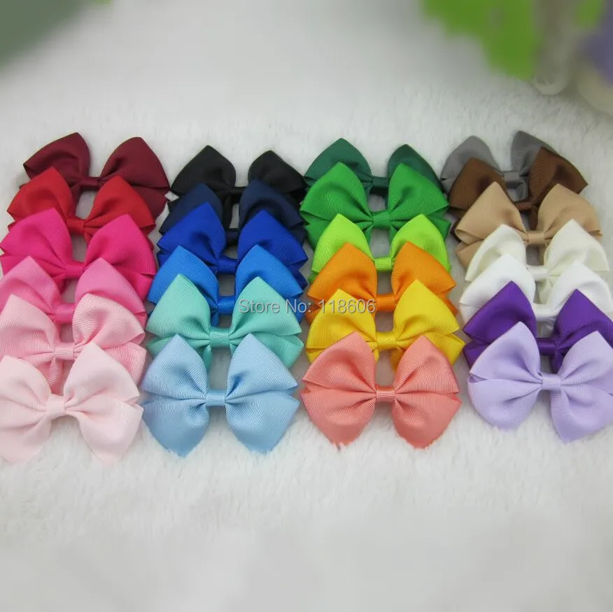 New design 3inch grosgrain ribbon hair bows.jpg