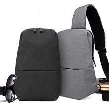 New Casual Men Chest Bag Canvas Sling Bag Multifunctional Male Sling Backpack Small Sling Pack Chest Pack Korean Style New Casual Men Chest Bag Canvas Sling Bag Multifunctional Male Sling Backpack Small Sling Pack Chest Pack Korean Style